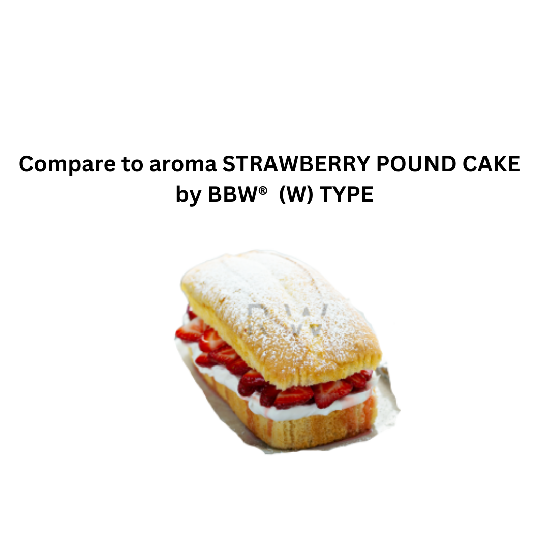 Compare to aroma Strawberry Pound Cake (U) by BBW ® ~ Body Oil Type (Wholesale)