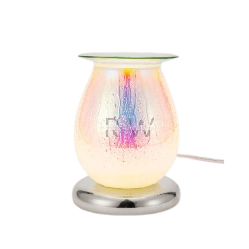 White Drizzle Oil Burning Touch Lamp (ET-428)-1CT