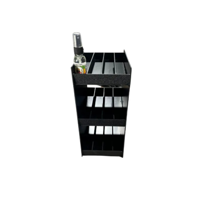 Black Arcylic Display Tower for (72) 1oz Bottles -2CT