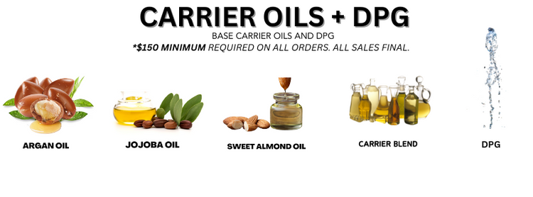 WHOLESALE CARRIER OILS + DPG