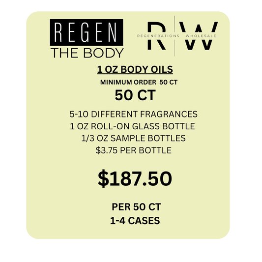 1 OZ ROLL ON BODY OIL 50 CT PKG- FRAGRANCE SELECTION