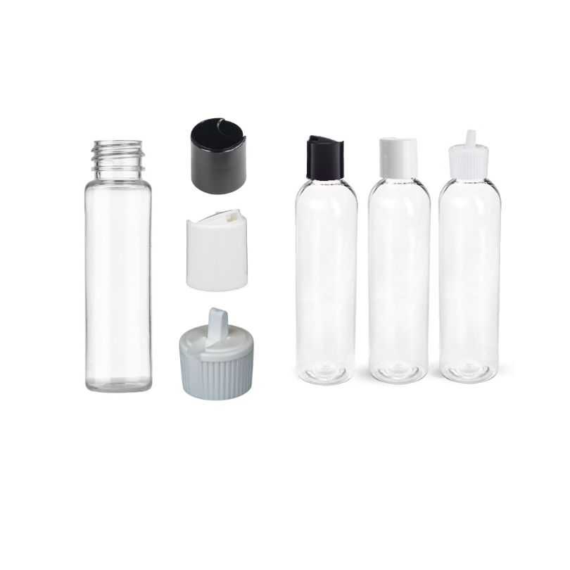 4 OZ Clear Plastic PET Bottle  | 20/410 FINISH