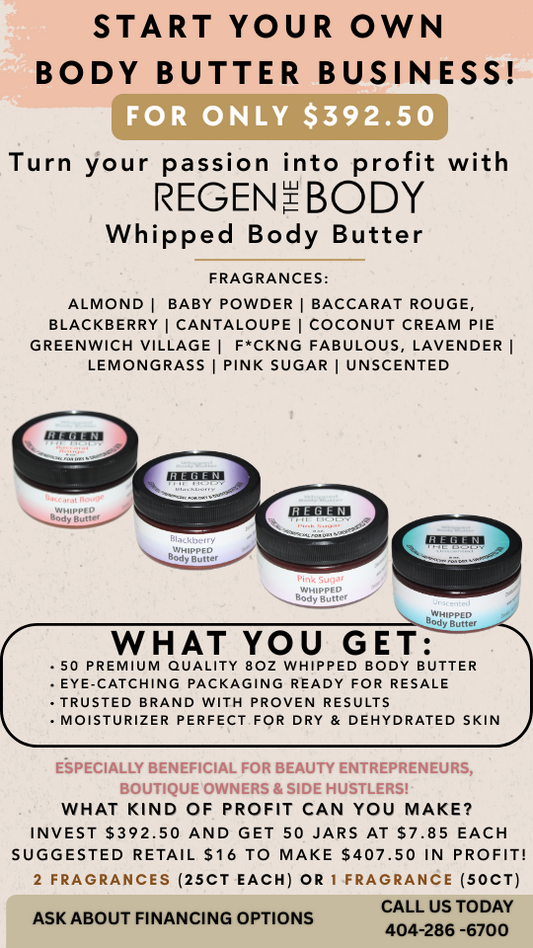 Whipped Body Butter 50ct -$392.50 PKG BACK END (Wholesale) -Fragrance #4 of 10-  5ct of each