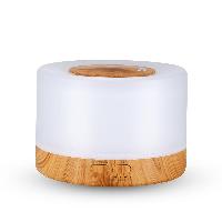 Cylinder Diffuser Light Wood Round Cylinder Aroma Ultrasonic Diffuser -400ml (EDF-20L ...